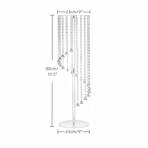 SealSee Acrylic Cake Stand,Detachable Cake Rack Circular Cupcake Rack - size: Middle Extra Tall