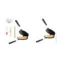 Dyna-Living 8.6 inches Waffle Cone Maker Ice Cream Cone Maker & 6.7'' Waffle Maker Non-stick Egg Roll Maker Waffle Bowl Maker