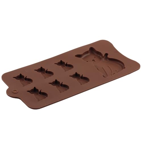 7 Cavity Cat Silicone Chocolate Molds 3D Kitten Candy Mold
