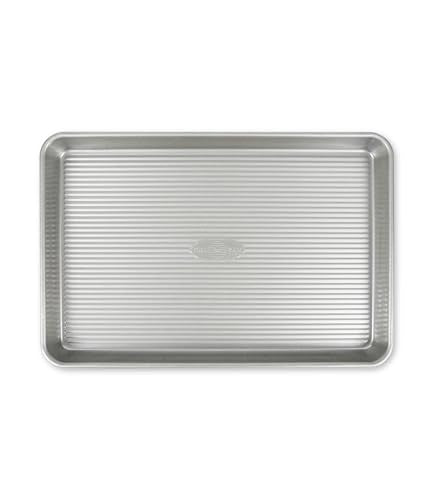 USA Pan Bakeware Nonstick Jelly Roll Baking Sheet Pan, Aluminized Steel - size: Set of 1, style: Jelly Roll Pan