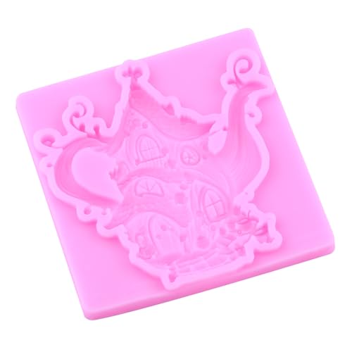 Garden Fairy Gnome Home Silicone Molds Teapot House Fondant Mold - color: Style H