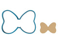 Bow Outline Cookie Cutter – Ribbon/Decoration/Lace Shape for Sugar Cookies, Fondant & Clay – Themed Baking Mold (1437) (7 inch) - size: 7 Inch