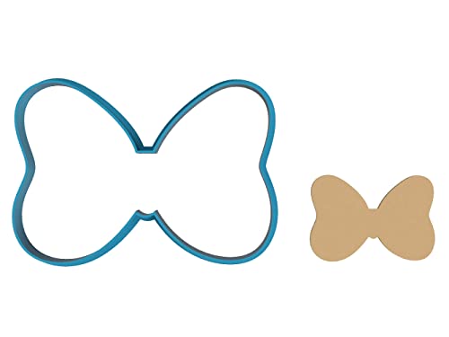 Bow Outline Cookie Cutter – Ribbon/Decoration/Lace Shape for Sugar Cookies, Fondant & Clay – Themed Baking Mold (1437) (8 inch) - size: 8 Inch