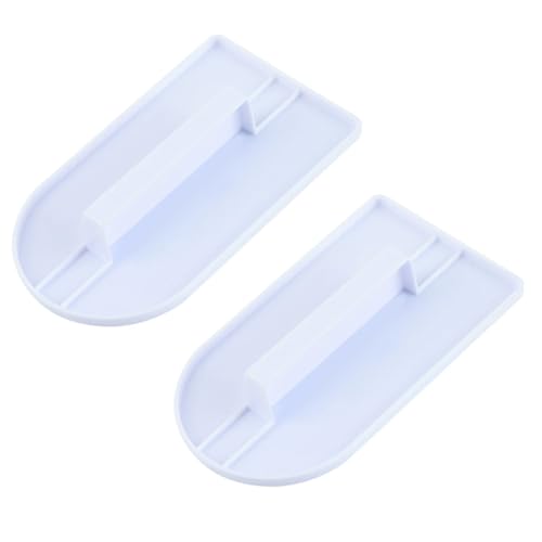 VASANA 2Pcs Plastic Fondant Smoothing Tool for Cake Decor