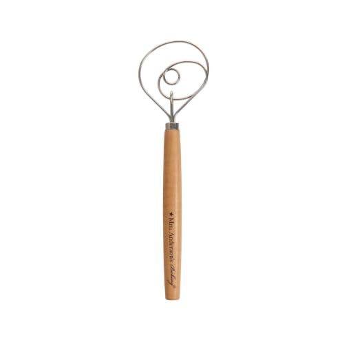 Mrs. Anderson's Baking Dough Whisk, Single-Loop, 12 Inch, 18/8 Stainless Steel, For Gently Mixing Doughs, Batters, And Bread Mixes - style: Dough Whisk, 12-Inch