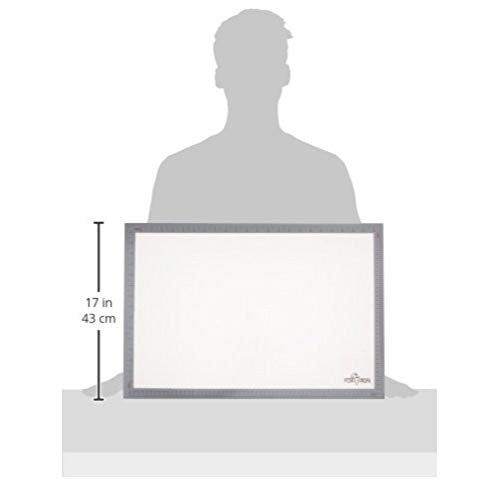 Fox Run Non-Stick Silicone Baking Mat, 16.5" x 24.5" - size: 24.5"L x 16.5"W