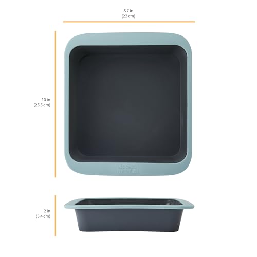 Chicago Metallic 8x8 Square Silicone Cake Pan - style: Square Cake Pan