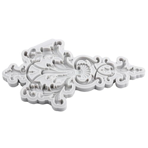 Lingzhi Baroque Fondant Molds Curlicues Scroll Lace Silicone Mold - color: Style P