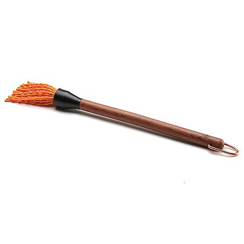Outset Basting Brush With Rosewood Handle, BBQ Sauce Mop - style: Mop