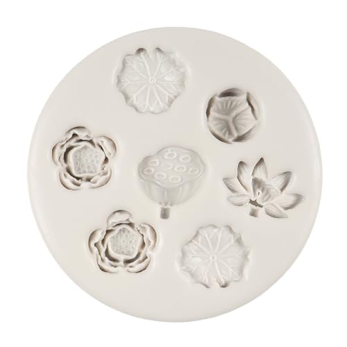 Lotus Flower Silicone Molds Dragonfly Silicone Mold Set of 4 - color: Style D
