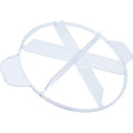 FDXGYH Pie Cutter 6 slice 10" Pie Plastic Cutter with 6 Equal Slices for Slicing Pies Cake Quiches Desserts (Transparent)