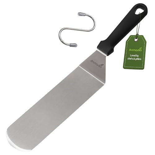 Stainless Steel Spatula with Plastic Handle, Pancake Flipper, Kitchen Cooking Tool - color: PH mid spatula h