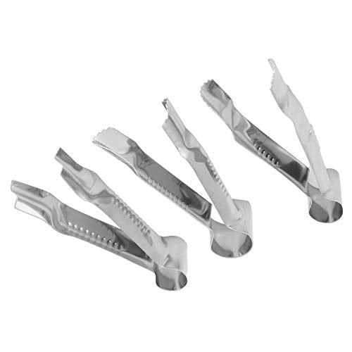 3PCS Pastry Tweezers Tongs, Stainless Steel Cake Crimper Pie Crust Sealing Tool Cookie Decorating Clamp Mould DIY Baking Supplies for Cake Making & Craft Clay Sculpting