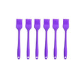 Silicone brush, Oil Brush for BBQ Kitchen Cooking Baking and Grilling (6 PCS,purple) - color: Purple