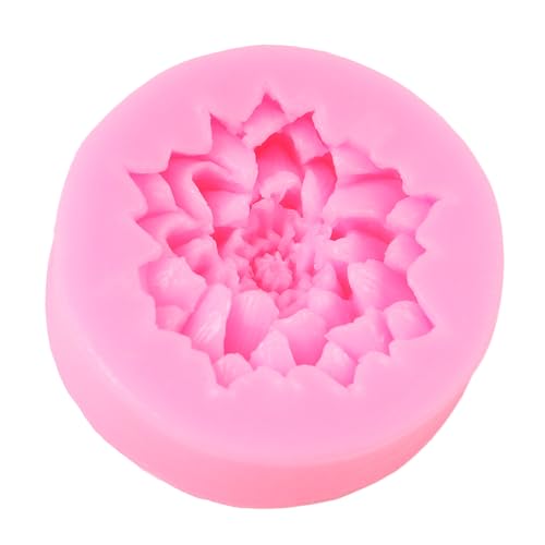 Chrysanthemum Flower Silicone Mold Flower Chocolate Fondant Molds - color: Style M