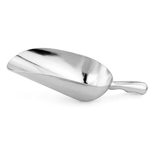 New Star Foodservice 34547 Round Bottom Bar Ice Scoop, 24-Ounce, Silver - size: 24-Ounce