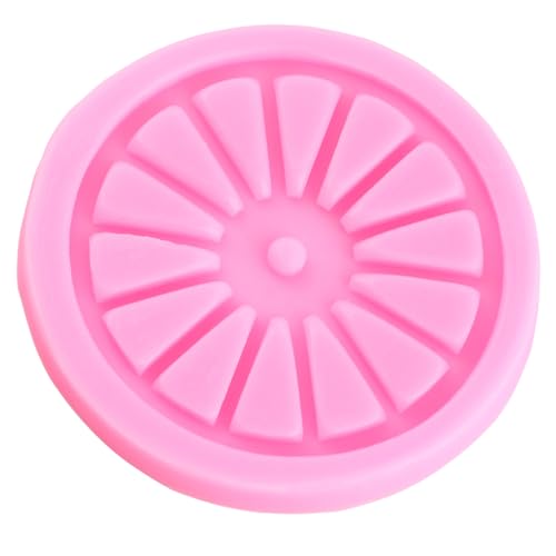 Tire Wheel Fondant Molds Wheel Cake Decorating Silicone Mold - color: Style B