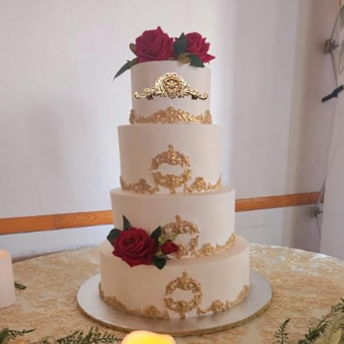 Baroque Style Curlicues Scroll Lace Fondant Silicone Mold - color: Style A