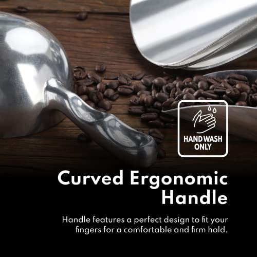 New Star Foodservice 34547 Round Bottom Bar Ice Scoop, 24-Ounce, Silver - size: 24-Ounce
