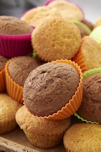 Lekue Big Muffin Cups, Multicolor, Set of 6 - size: Medium