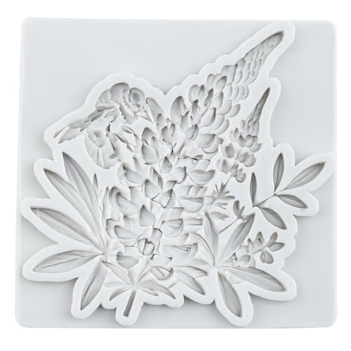 Flower And Bee Silicone Mold Bee Floral Fondant Molds - color: Style Q