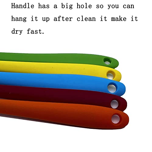 6 Pcs Silicone Spatulas, Small Rubber Spatula 8.3 inch