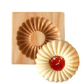 1Pack Wooden Cookie Biscuit Mold Baking Embossed Biscuit Stamp