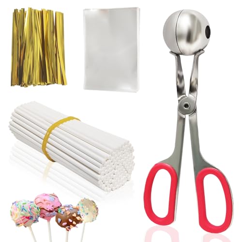 Cake Pop Sticks and Wrappers,Cake Pop Maker Set Cake Pops Making Tools
