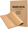 Parchment Paper Sheets 12x16 Inch, 200 Count Unbleached Pre-Cut