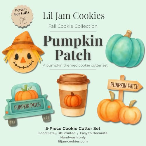 Pumpkin Patch 5 Piece Cookie Cutter Set