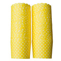 Paper Baking Cups (Polka Dots), Greaseproof Disposable Cupcake Liners (Yellow, Large Cups (50-Pack)) - color: Yellow