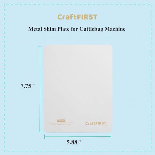 5.87" x 7.75" Metal Shim Plate - color: Metal