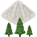 Christmas Silicone Molds Christmas Tree Candy Fondant Molds - color: Style B