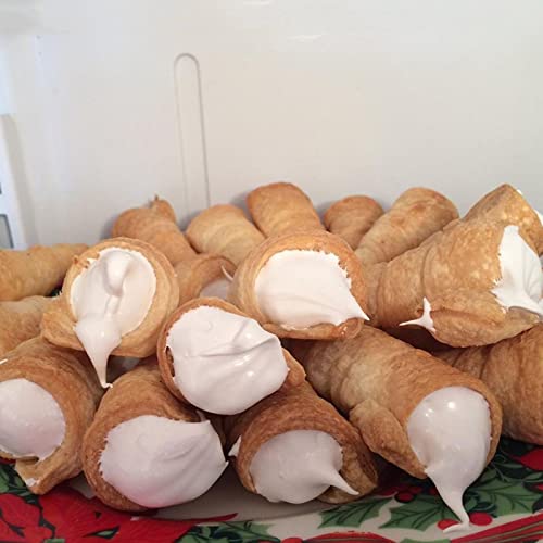 Joyeee 10 Pack Cream Horn Molds - Small & Large, 5 Inch & 3.4 Inch Cream Horn Cones for Breakfast, Tea & Parties - color: #10 10pcs large cone + 10pcs small cone