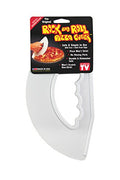 Smartwares Rock'n Roll Pizza Cutter, Plastic Rocking Slicer, Made in USA - color: White1