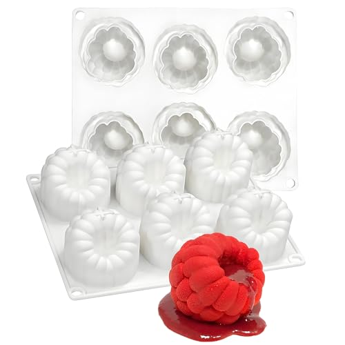 Raspberry Shape Silicone Mold 6-Cavity for Desserts - color: white(raspberry silicone mold-QY192)