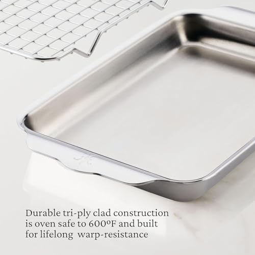 Hestan OvenBond Provisions Mini Eighth Sheet Pan & Rack Set - size: Mini-Eighth – 6x9 inch