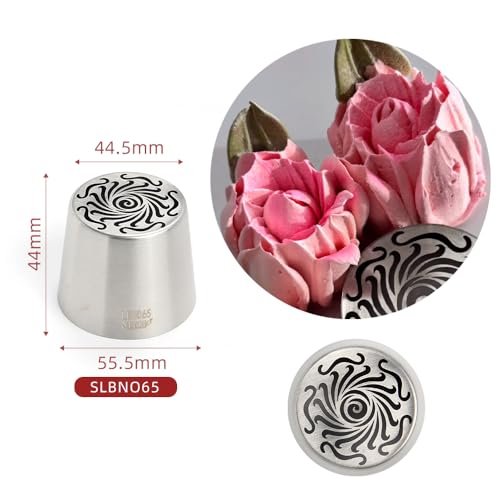 1 Piece Stainless Steel Extra Large Russian Swirl Flower Icing Tips