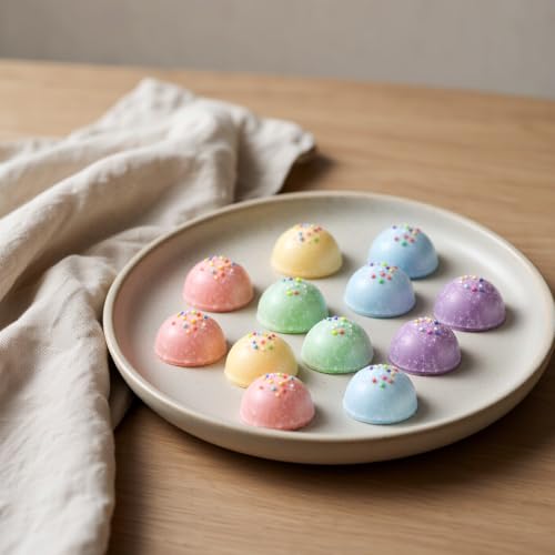 15 Cavity Semi Sphere Silicone Candy Molds