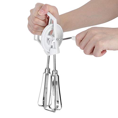 Hand Crank Egg Beater, Durable Egg Beater, Rustproof for Cooking for Kitchen