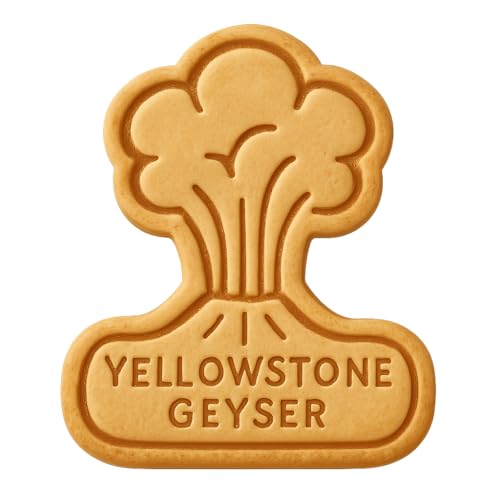 Yellowstone Geyser Cookie Cutter - 3.2x4" Premium Creative Baking Tool