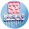 Cute Butterfly Lollipop Mold Set,Flower Hard Candy Sucker Mold (Butterfly) - color: Butterfly