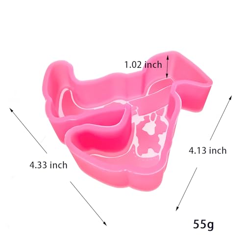 (300 Design Optional) MUBYOK M556 Cowgirl Boots Silicone Freshie Mold for Baking Aroma Beads Car Freshie Supplies - color: Cowgirl Boots