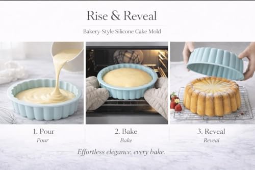 Silicone Fluted Cake Mold