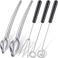 Patelai 3 Pcs Chocolate Dipping Tools Decorating Spoons,Classic Style - style: Classic Style