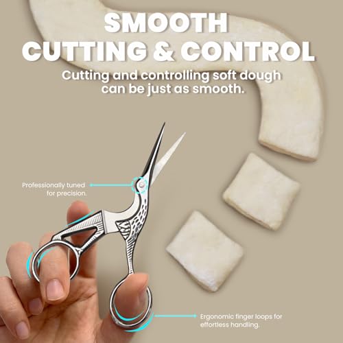 Bread Lame & Dough Scissors, Sourdough Scoring Tool Kit, 10 Blades - style: 304 bread lame & 420 sourdough scissors