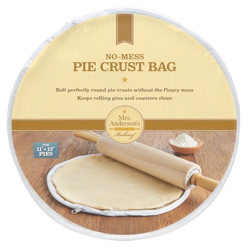 Mrs. Anderson's Baking Easy No-Mess Pie Crust Maker Bag, Rolls 14-Inch Crust For 11 to 12-Inch Pies - size: Single, 11 to 12-Inch Pies