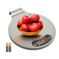 Waterproof IPX6 Kitchen Scale, 0.1 g/0.01 oz High Precision, 5 kg/11 lbs, Digital Scale with Backlight, Stainless Steel Weighing Platform, for Food, Cooking, Baking, Weight Loss