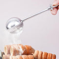 Powdered Sugar Shaker Duster, Flour Duster for Bread Baking with Stainless Steel Spring-operated Handle for Sugar Flour and Spices