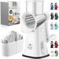 Rotary Cheese Grater Hand Crank, Vegetable Shredder - White - color: 07 - White